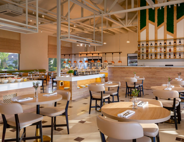 Ресторан шведской линии Fa sol - Отель «Дача Дель Соль»